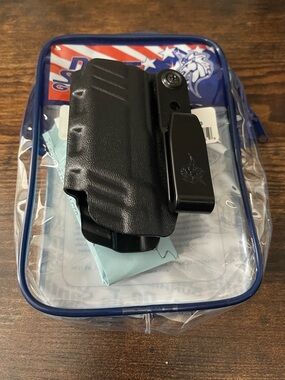 Black Kydex Belt Clip Holster
